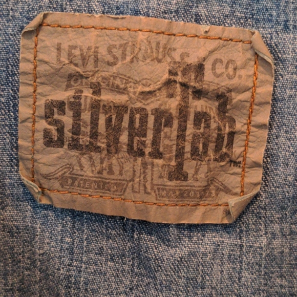 LEVI VINTAGE SILVER TAB DENIM VEST - Picture 4 of 7